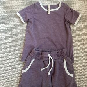Kids Purple Matching Set